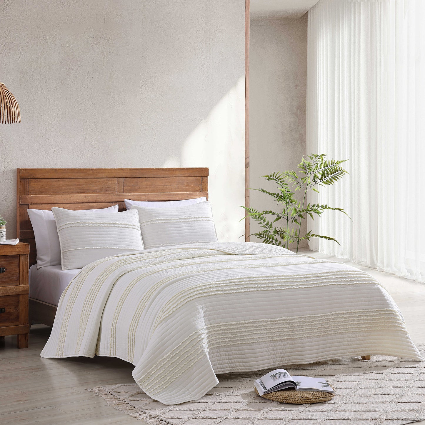 CarsonWorks Quilt Sets Queen Size Modern Boho Bedspreads
