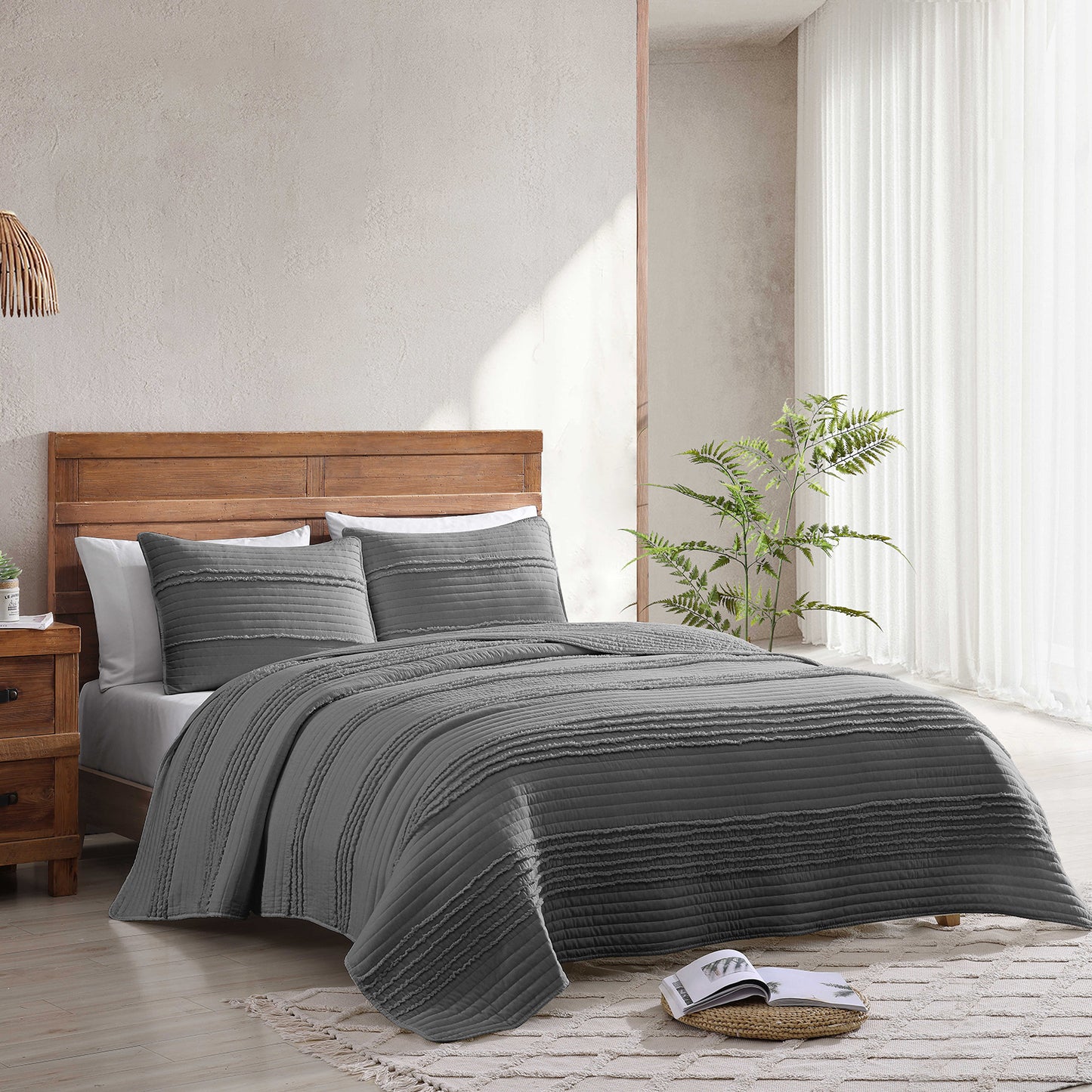 CarsonWorks Quilt Sets Queen Size Modern Boho Bedspreads